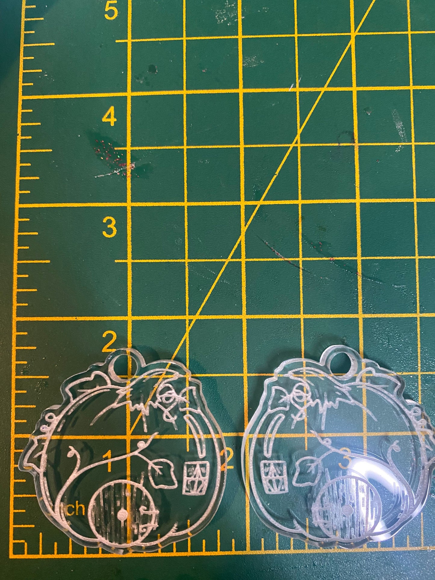 2” Pumpkin Fairy House Earrings Silicone Mould