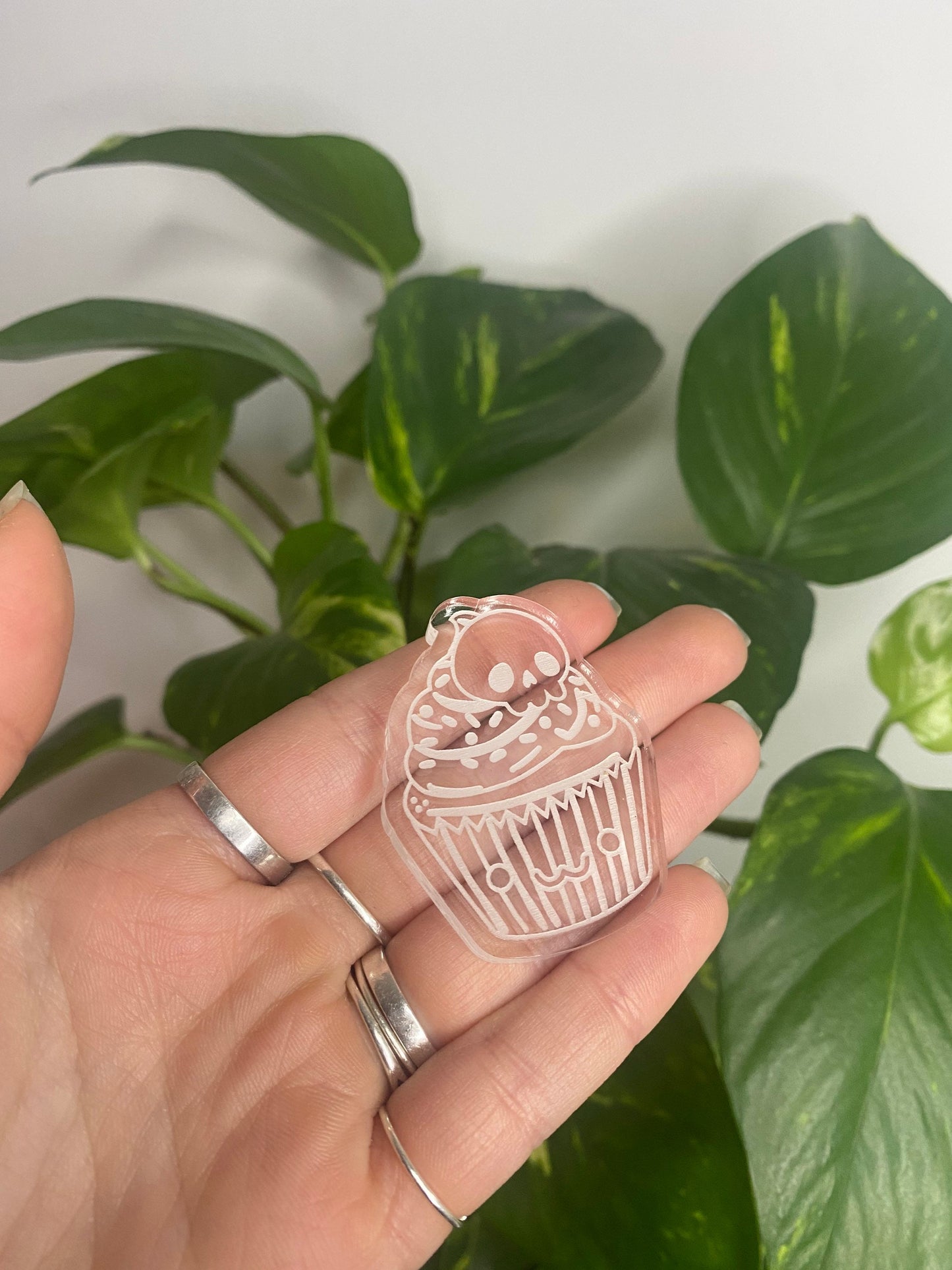 2” Cute Skull Cupcake Silicone Mould