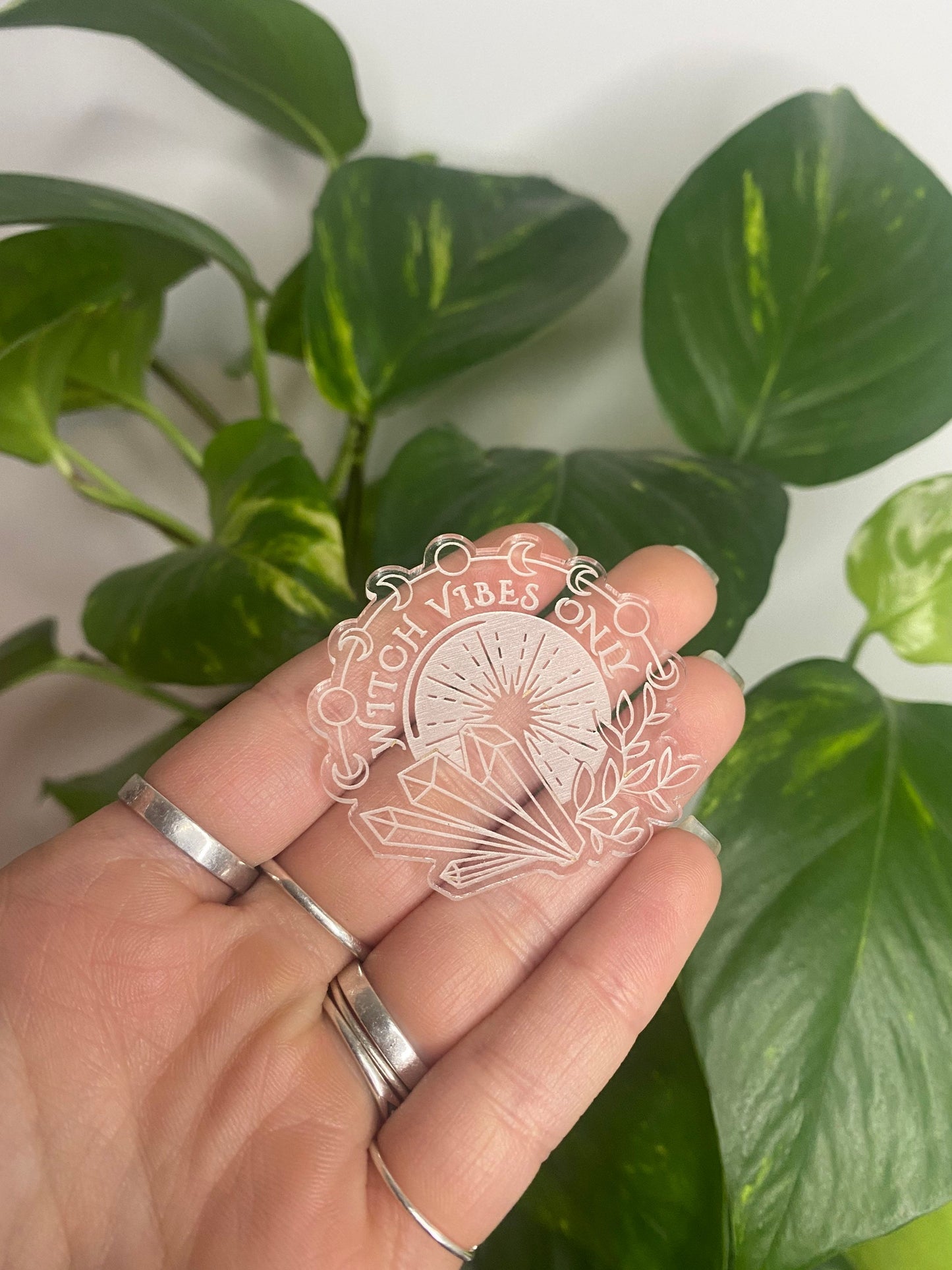 2” Witchy Vibes Only Silicone Mould