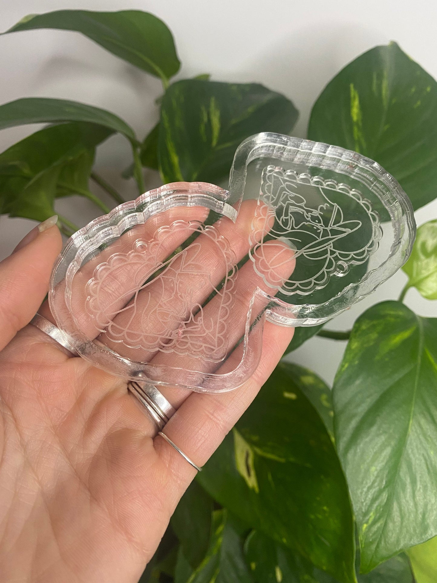 2” PB & Marcy Earrings Silicone Mould