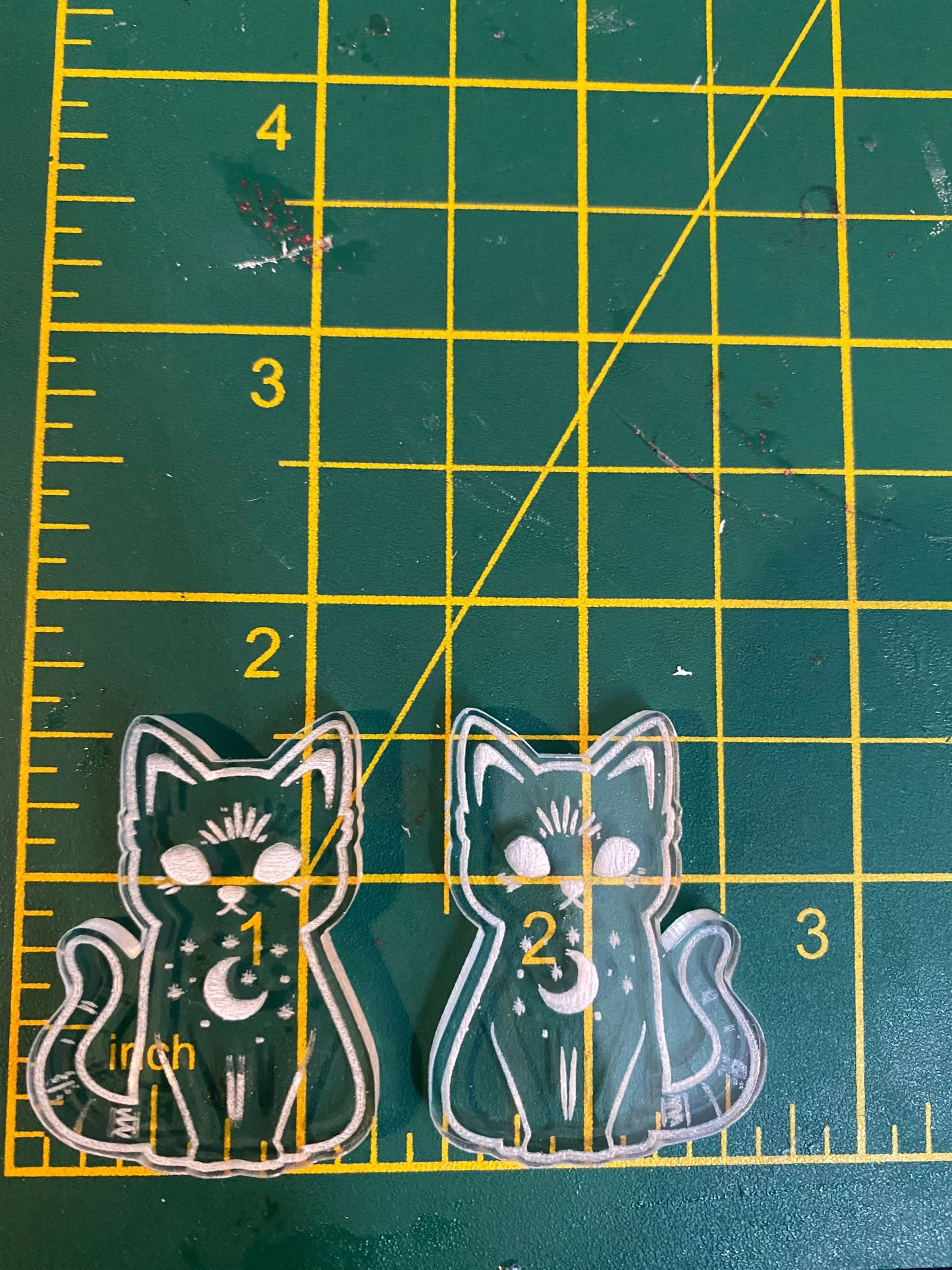 1.5” Lunar Cats Silicone Mould