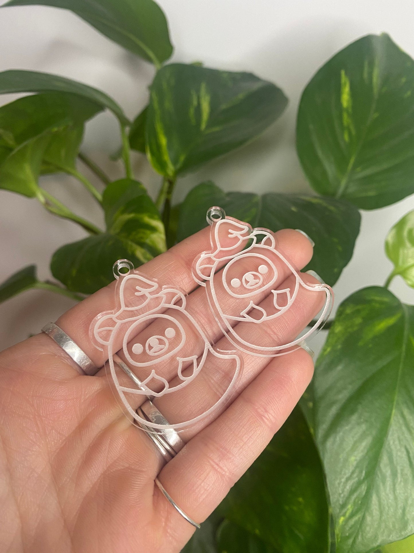 2” Spooky Rila Earrings Silicone Mould