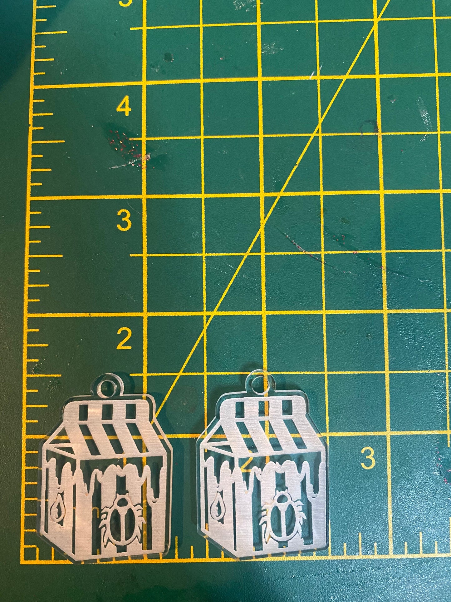 1.5” Beetle Juice Earrings Silicone Mould