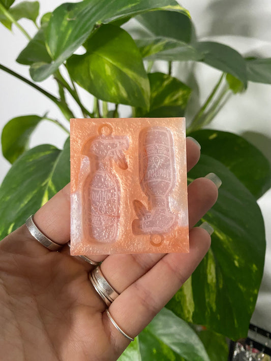 2” Luminol Spray Bottle Earrings Silicone Mould