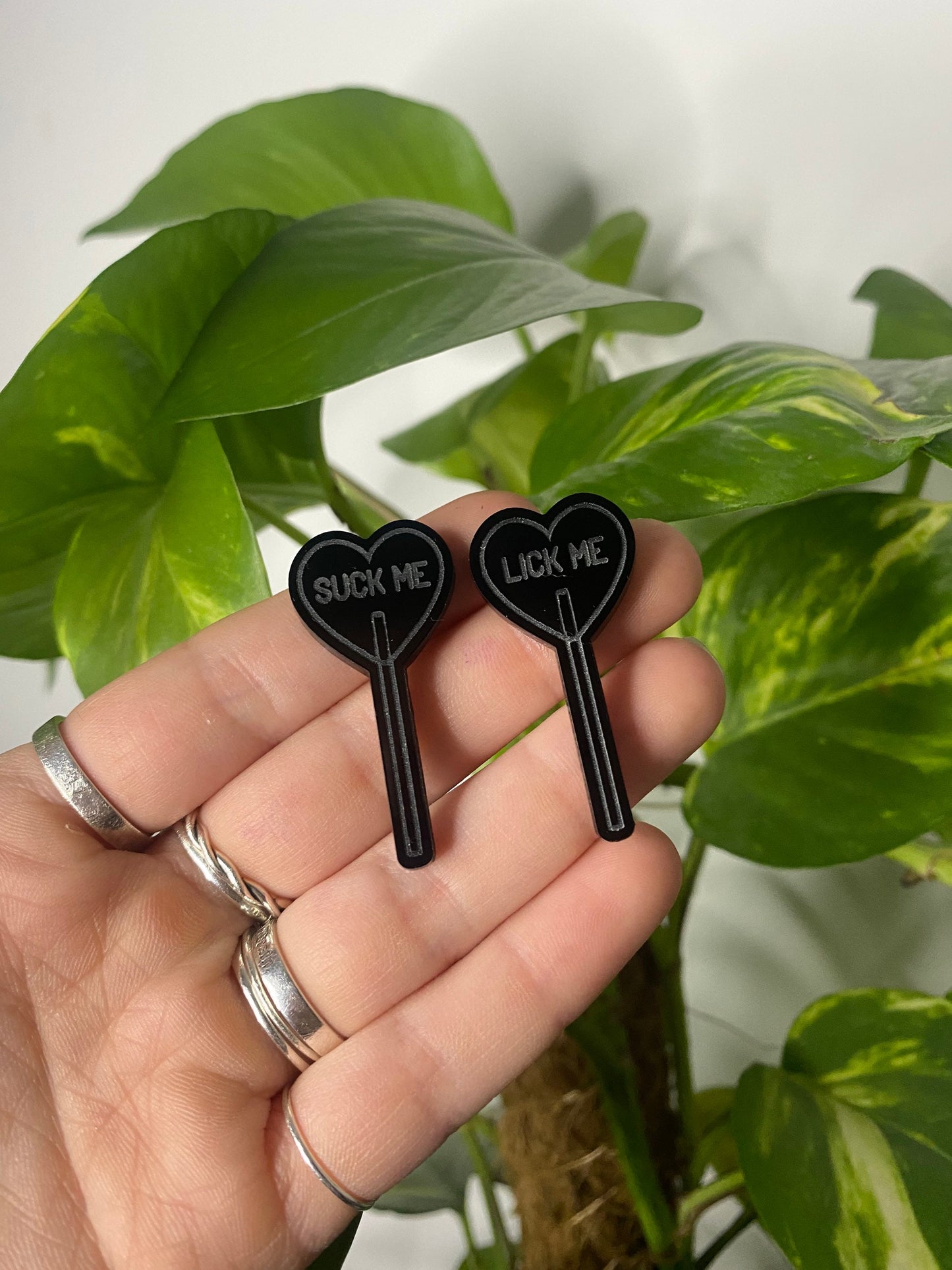 Suck Me/Lick Me Lollipops Silicone Mould