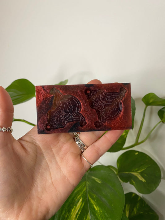 2” Slimer Earrings Silicone Mould