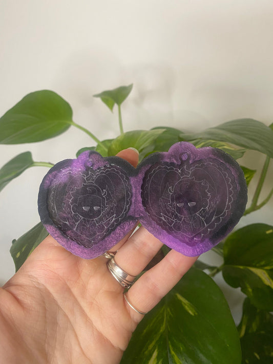 2” Pumpkin Horror Guy Earrings Silicone Mould