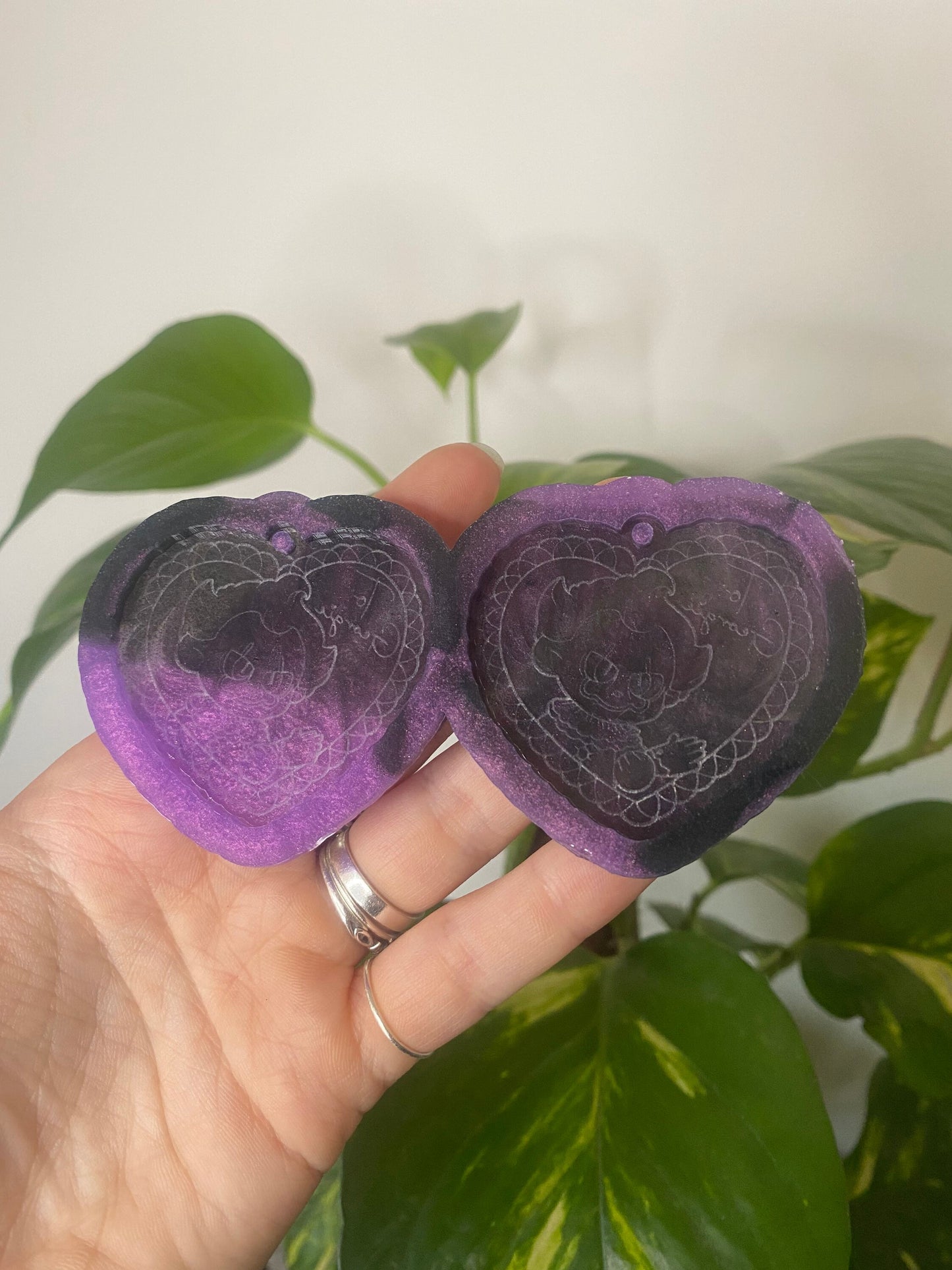 2” Spooky Clown Earrings Silicone Mould