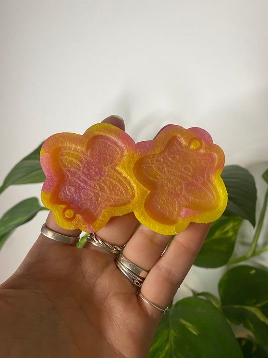 Cat Face Mushroom Earrings Silicone Mould