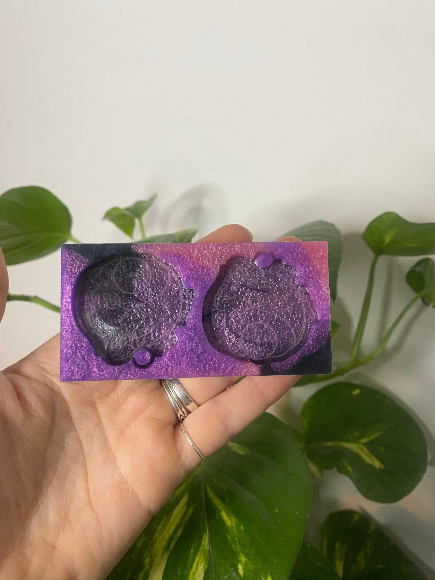 2” Pumpkin Fairy House Earrings Silicone Mould