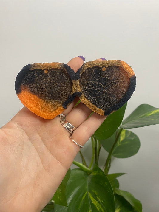 2” Until Death Booty Earrings Silicone Mould