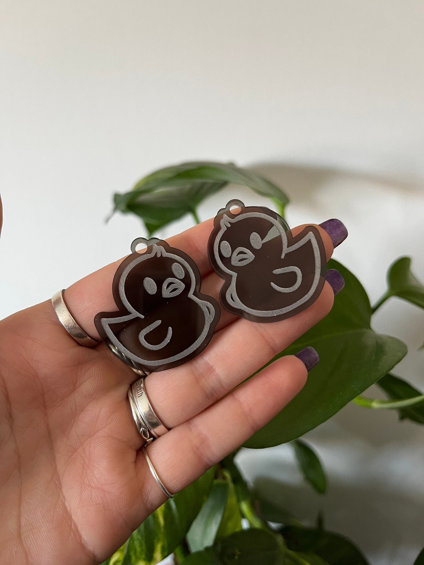 1.5” Rubber Duck Earrings Silicone Mould