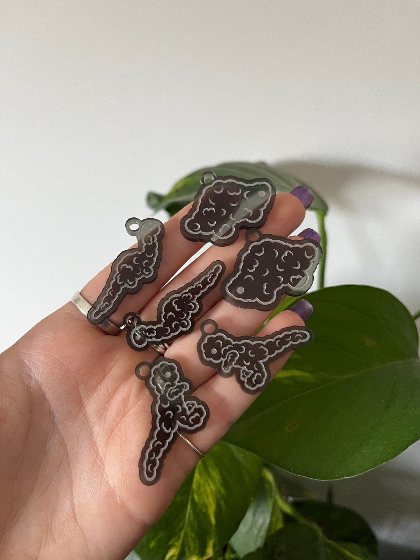 1.5” Nug Dino Earrings Palette Silicone Mould