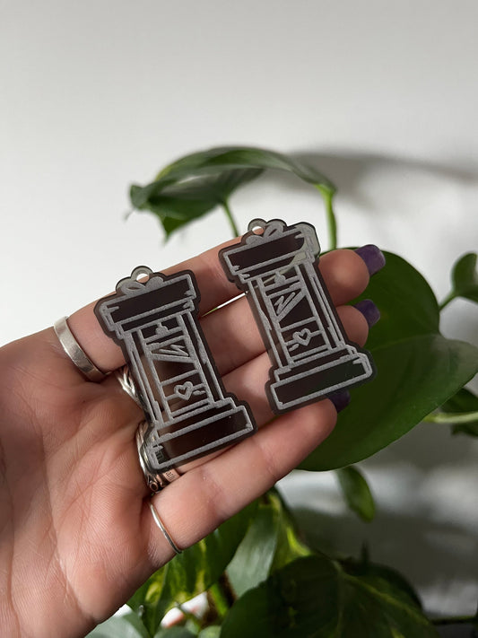 2” Guillotine Earrings Silicone Mould