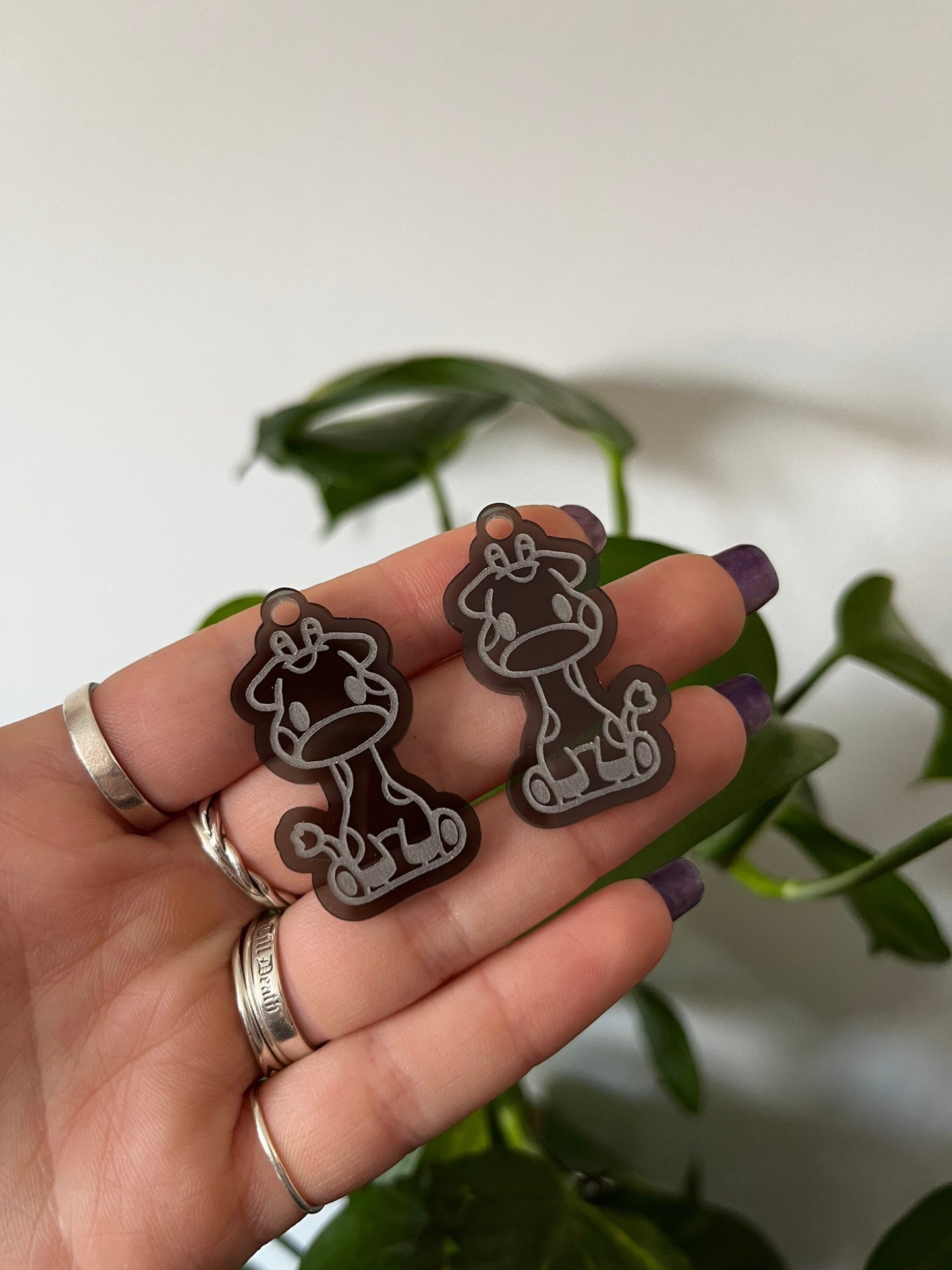 1.5” Giraffe Earrings Silicone Mould