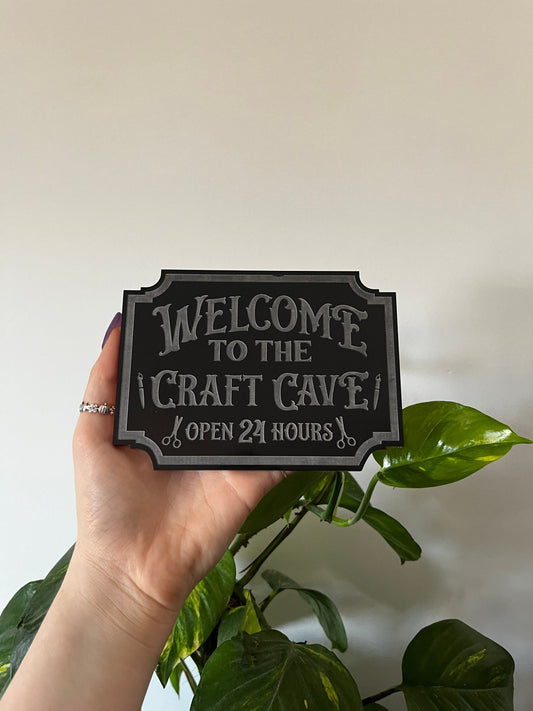 6” Craft Cave Sign Silicone Mould