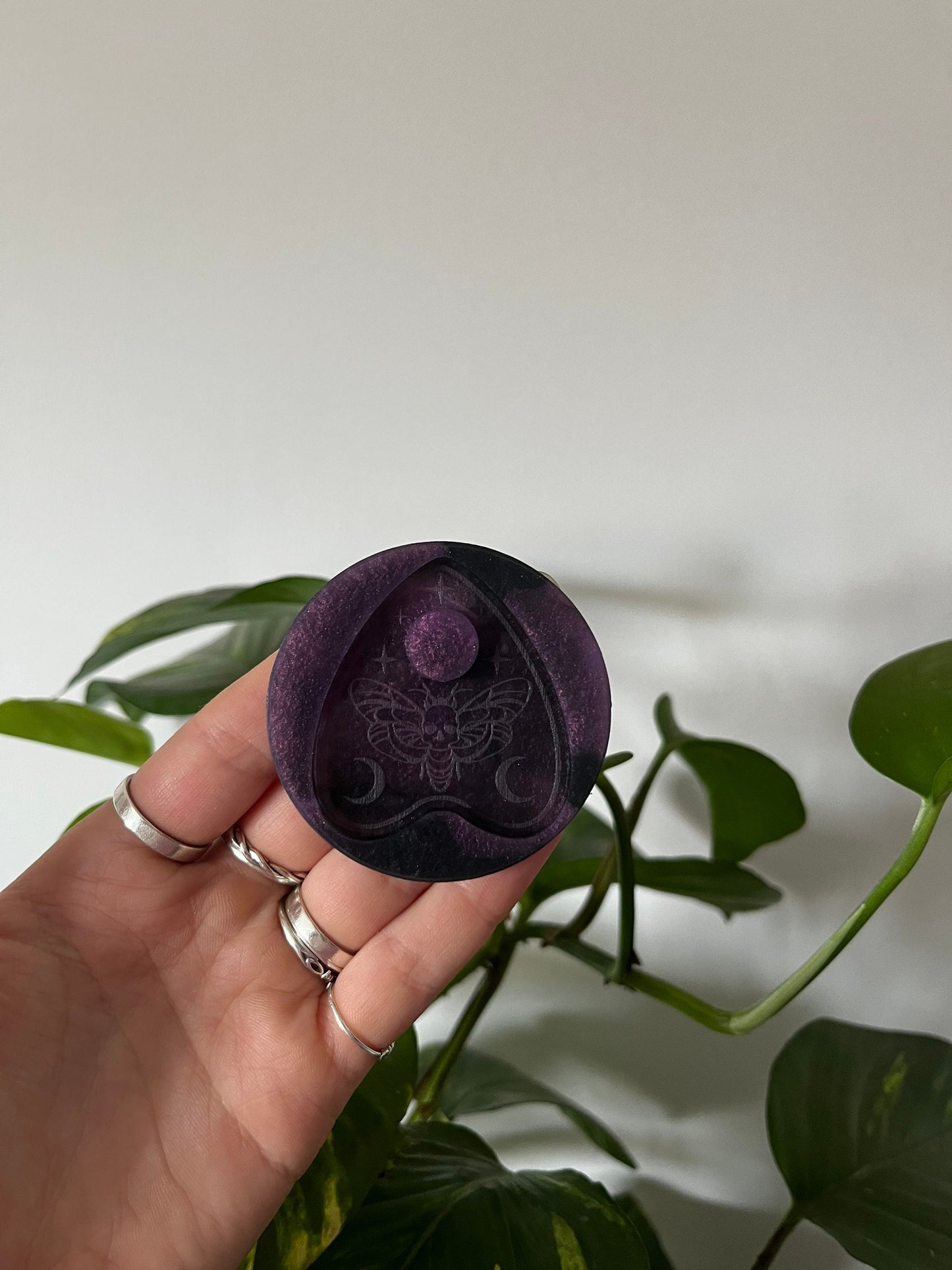 2” Death Head Moth Planchette Silicone Mould