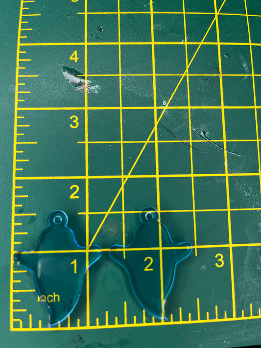 1.5” Ghost Earrings Silicone Mould