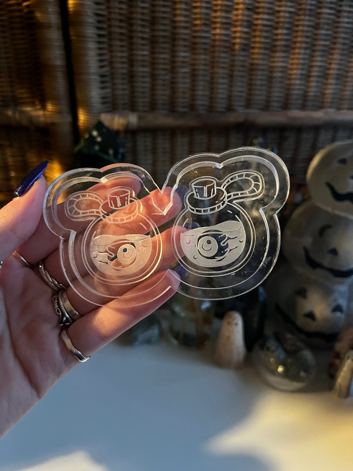 2" Eyeball Potion Bottles Acrylic Blank