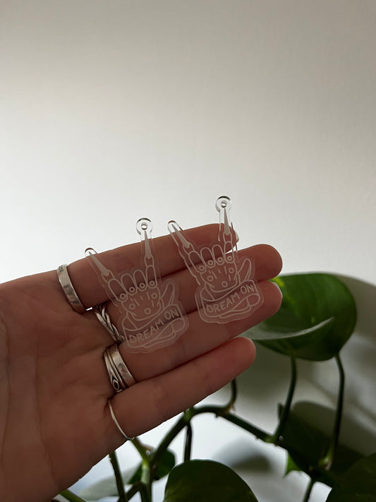 2” Dream On Earrings Silicone Mould