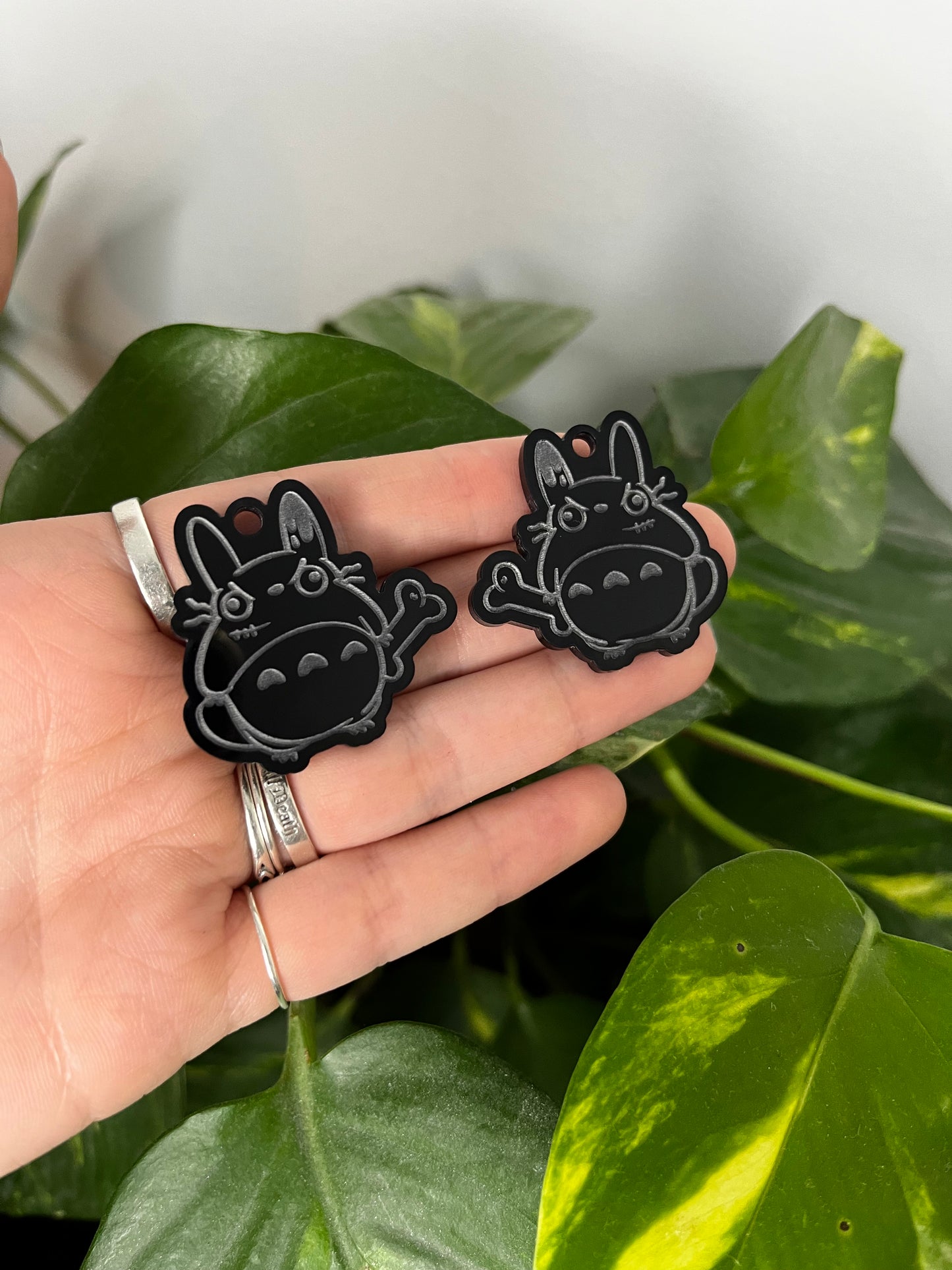 1.5” Bone Forest Spirit Earrings Silicone Mould