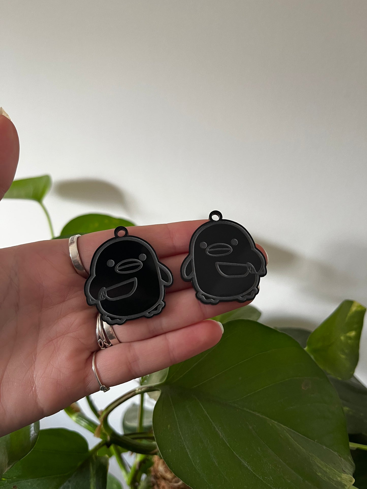 1.5” Stabby Duck Earrings Silicone Mould