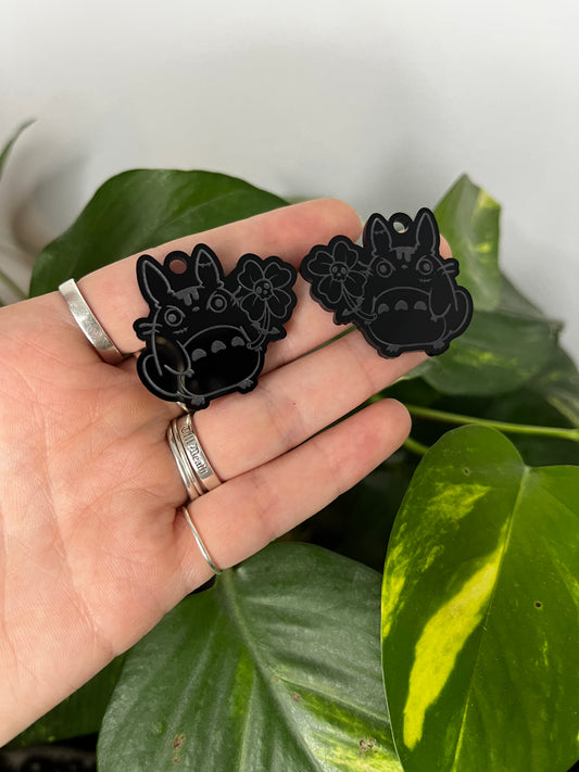 1.5” Flower Forest Spirit Earrings Silicone Mould