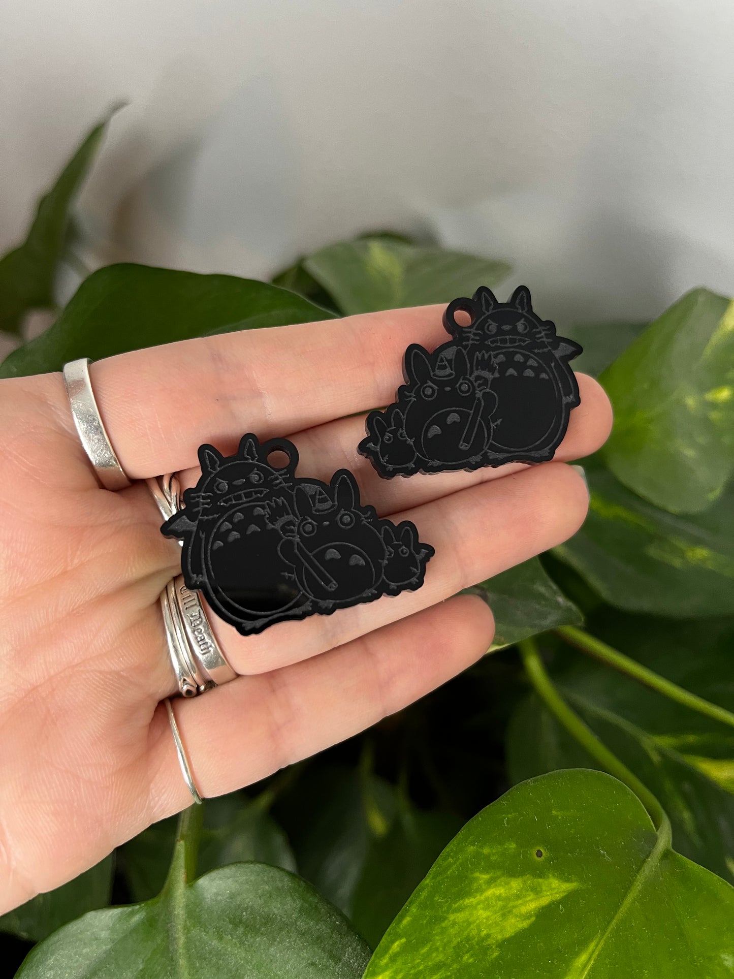 1.5” Spooky Forest Spirit Trio Earrings Silicone Mould