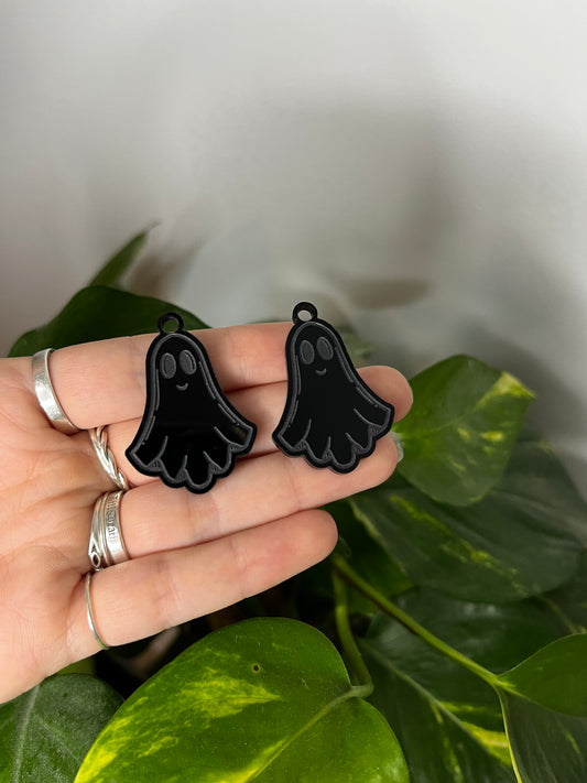 1.5” Happy Ghost Earrings Silicone Mould