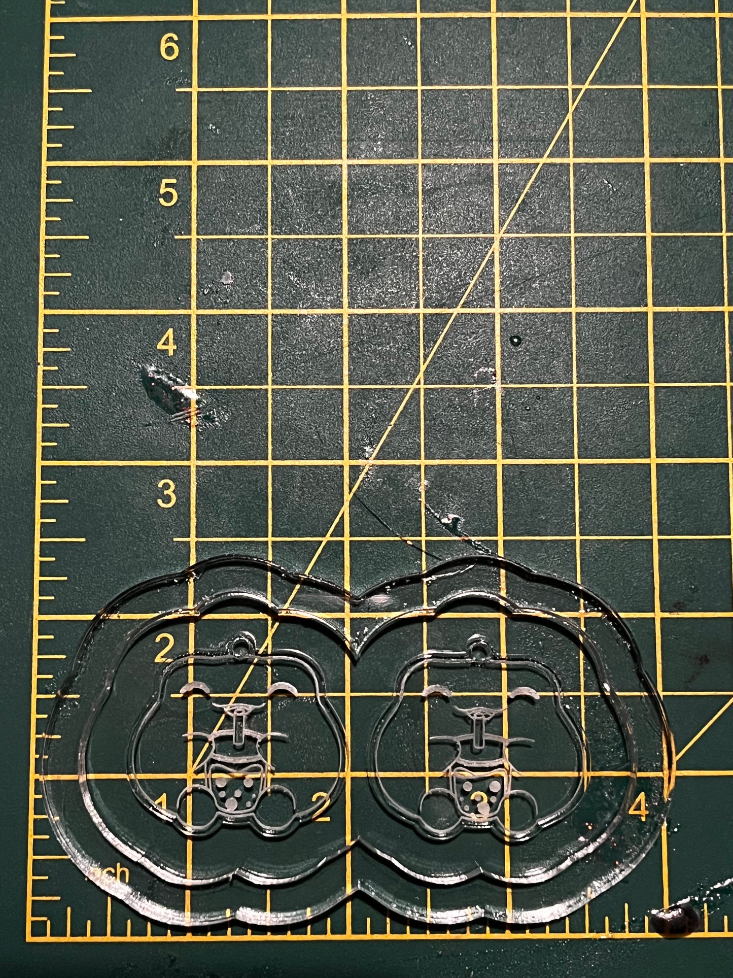 1.5” Boba Frog Earrings Silicone Mould