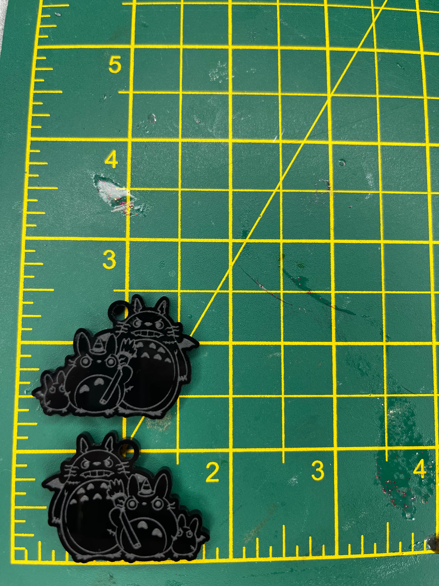 1.5” Spooky Forest Spirit Trio Earrings Silicone Mould