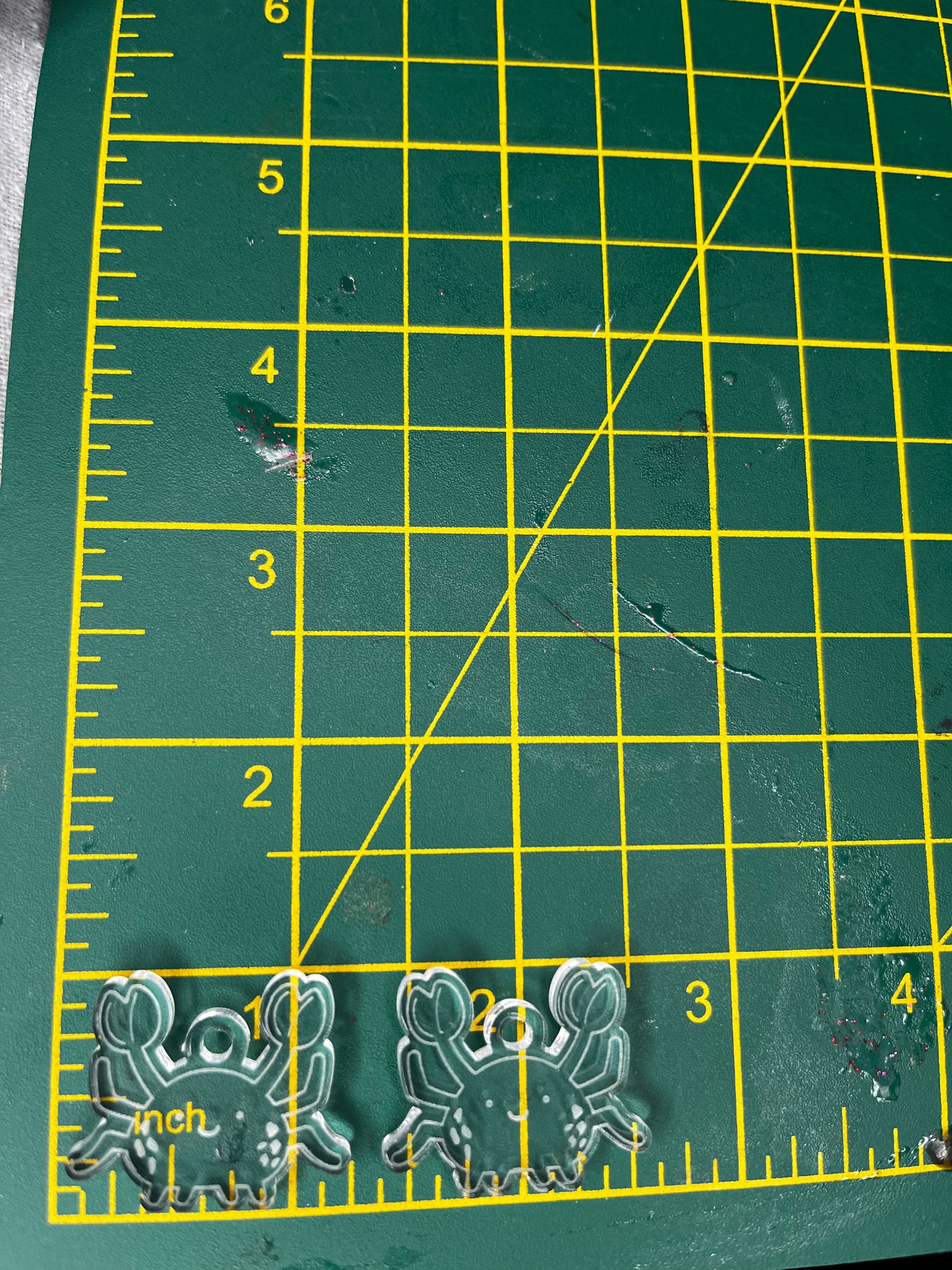 Small Crab Earrings Silicone Mould