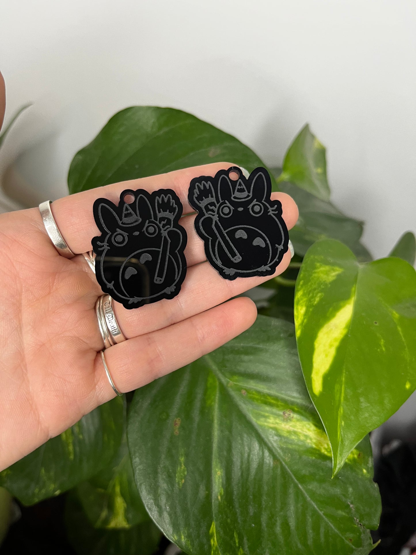 1.5” Witch Forest Spirit Earrings Silicone Mould