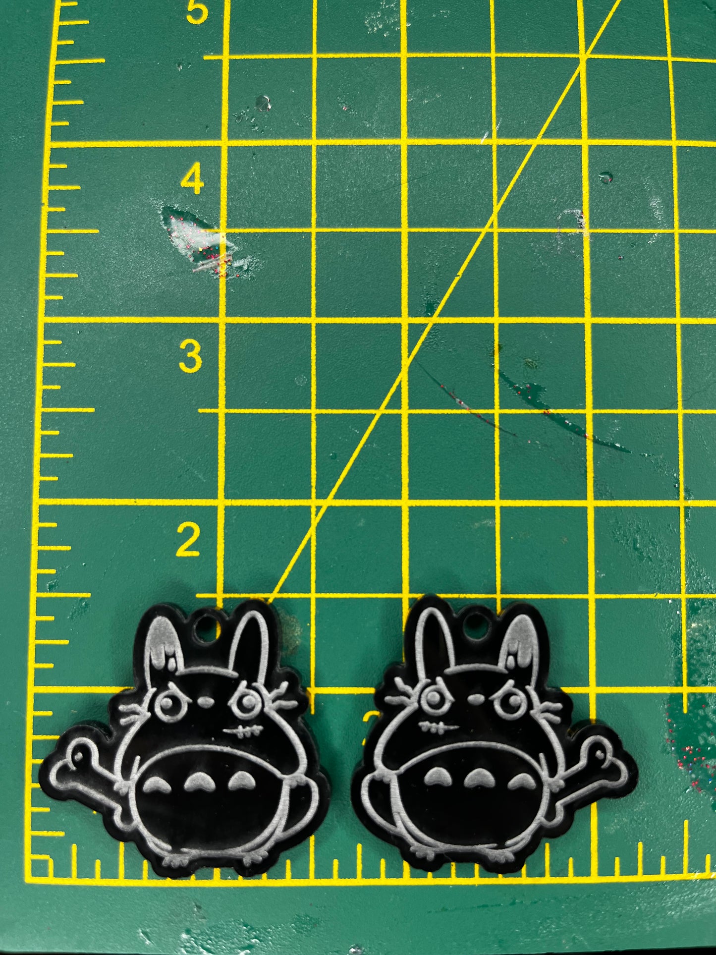 1.5” Bone Forest Spirit Earrings Silicone Mould