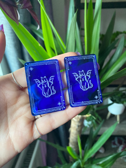 Bat Cat Tarot Cards Silicone Mould